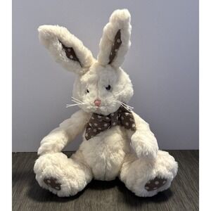 Ganz Cottonball Bunny Plush Rabbit Stuffed Animal Polka Dot Easter HE 10299 EUC‎